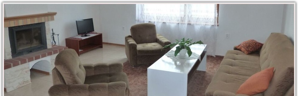 obývací pokoj apartmánů na Liptově