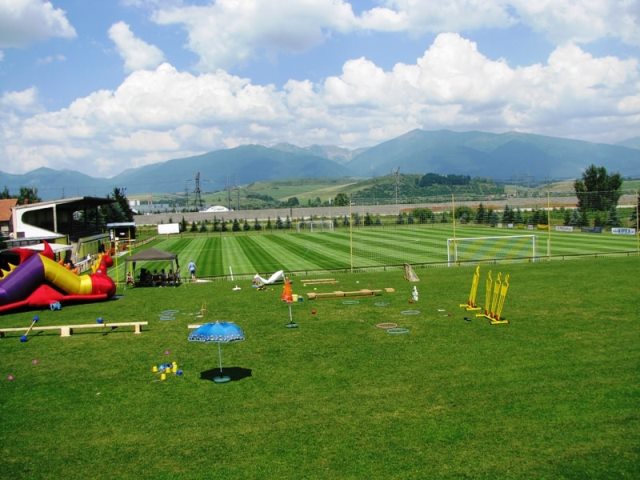 futbalový štadión Závažná Poruba Tatry